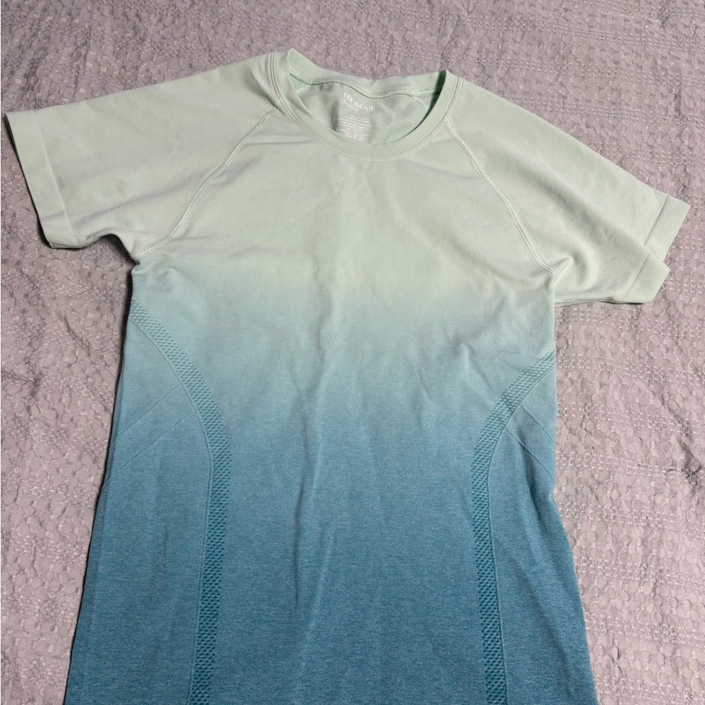 Tek Gear Kids Short Sleeve Tee - Mint and Blue